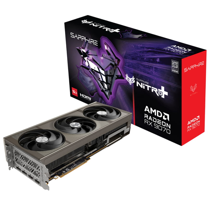 Видеокарта AMD Radeon RX 9070 16GB GDDR6 Nitro+ OC Sapphire (11349-01-20G)