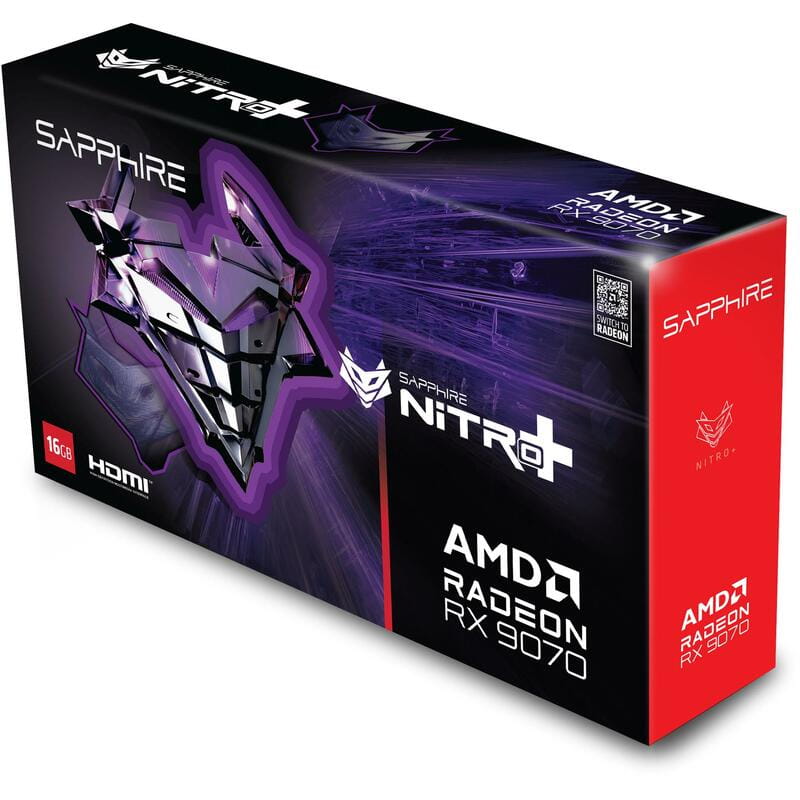 Видеокарта AMD Radeon RX 9070 16GB GDDR6 Nitro+ OC Sapphire (11349-01-20G)