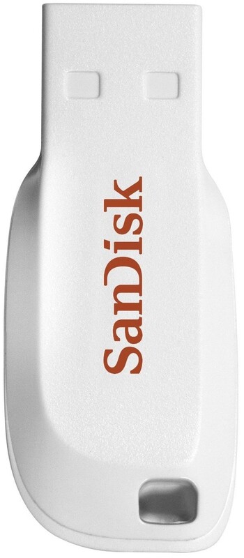Флеш-накопичувач USB 16GB SanDisk Cruzer Blade White (SDCZ50C-016G-B35W)