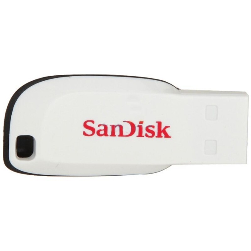 Флеш-накопичувач USB 16GB SanDisk Cruzer Blade White (SDCZ50C-016G-B35W)