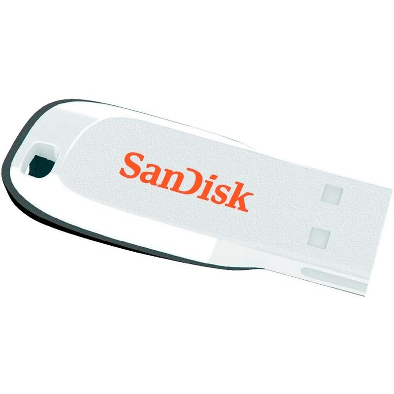Флеш-накопичувач USB 16GB SanDisk Cruzer Blade White (SDCZ50C-016G-B35W)