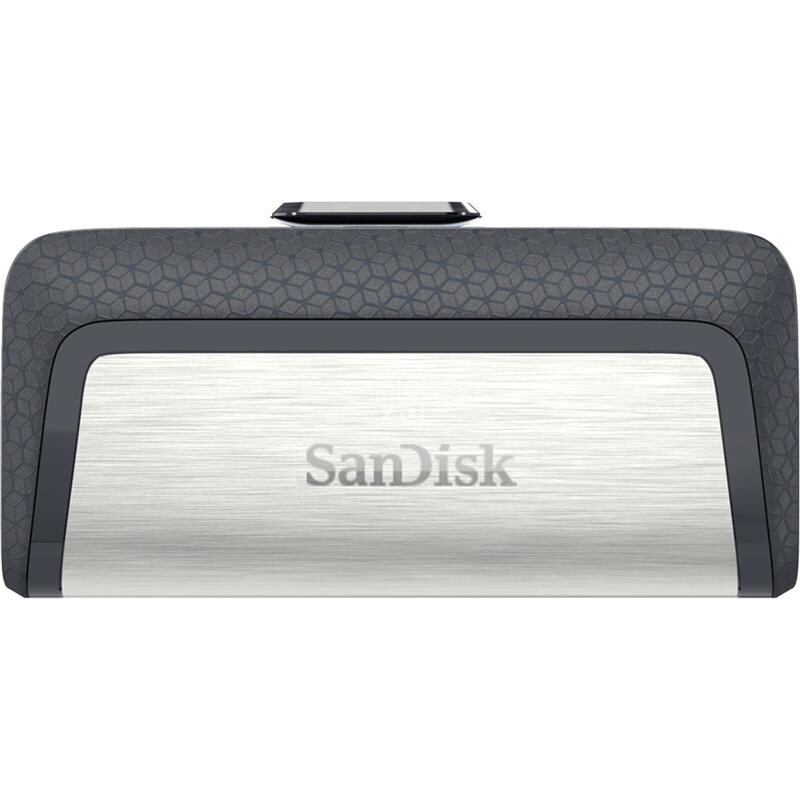 Флеш-накопичувач USB3.1 128GB Type-C SanDisk Ultra Dual Silver (SDDDC2-128G-G46)