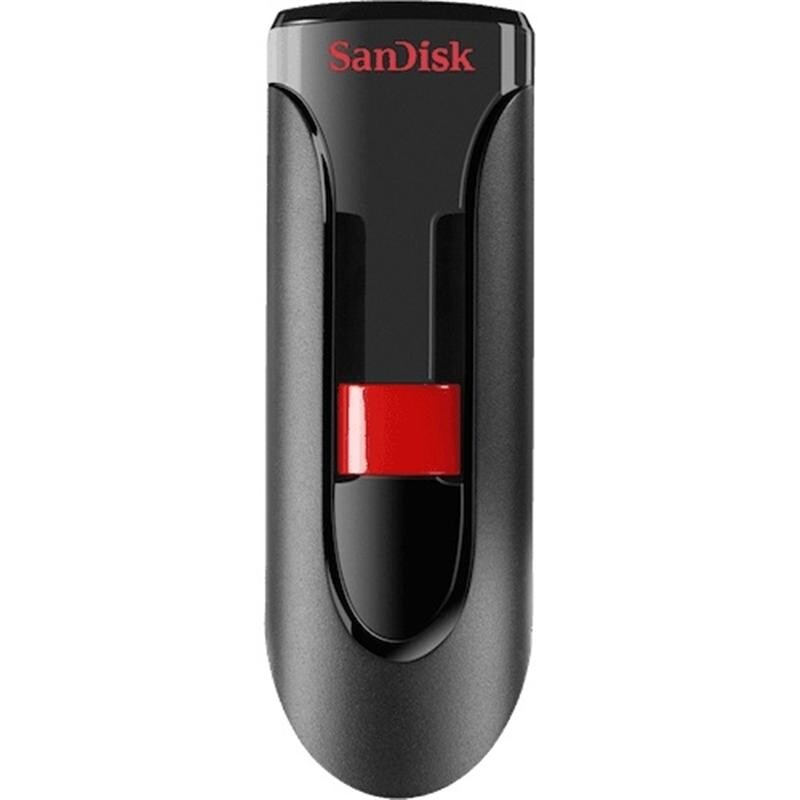 Флеш-накопичувач USB3.0 256GB SanDisk Cruzer Glide Black/Red (SDCZ60-256G-B35)