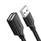 Фото - Кабель-подовжувач Ugreen US103 USB - USB (AM-AF), 2 м, Black (10316) | click.ua