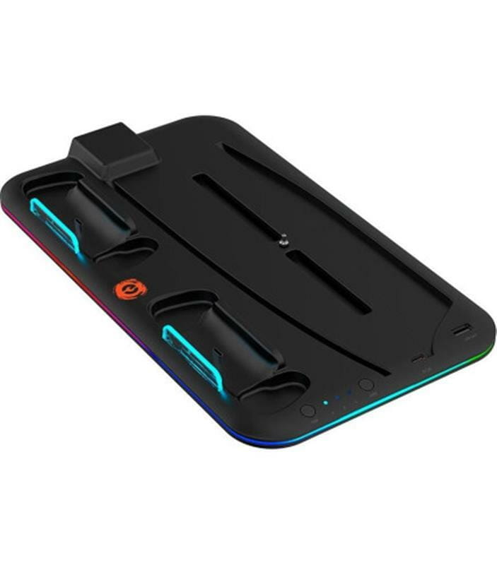Мультифункціональна зарядна підставка Canyon CS-5 для PS5 Black (CND-CSPS5B)