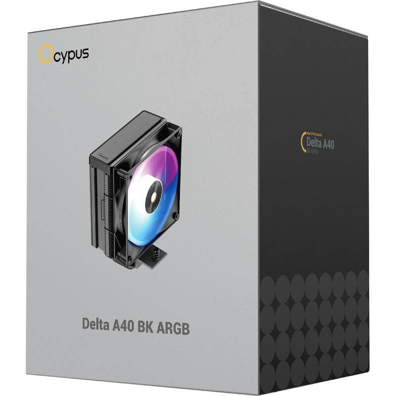 Кулер процесорний Ocypus Delta A40 BK ARGB (DELTA-A40-BK1NAWN00X-GL)