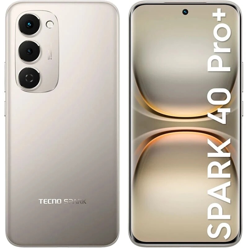 Смартфон Tecno Spark 40 Pro+ (KM7) 8/256GB Moon Titanium (4894947096358)