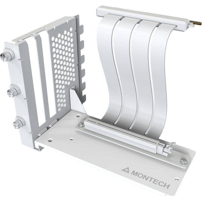 Брекет для вертикального встановлення відеокарти Montech VGM 2 White