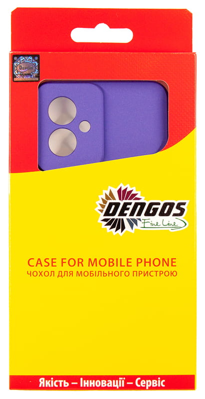 Чeхол-накладка Dengos Carbon для Motorola Moto G55 Purple (DG-TPU-CRBN-250)