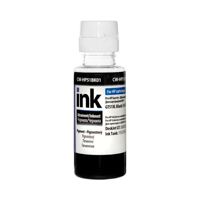 Чернила ColorWay HP Ink Tank 115/315/415 (Black Pigment) (CW-HP51BK01) 100мл