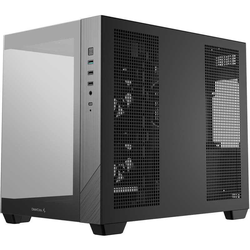 Корпус DeepCool CG330 3F Black (R-CG330-BKNGM3-G) без БП