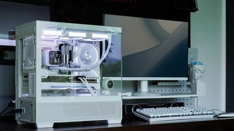 Корпус DeepCool CG380 3F White (R-CG380-WHAGM3-G) без БП