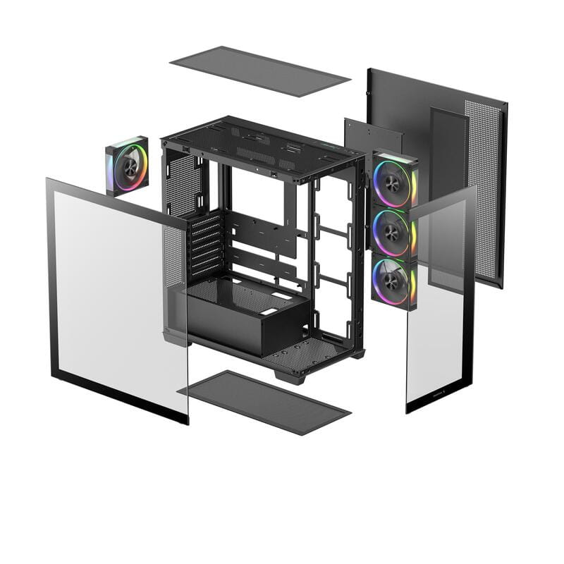 Корпус DeepCool CG580 4F V2 Black (R-CG580-BKADA4-G-2) без БП