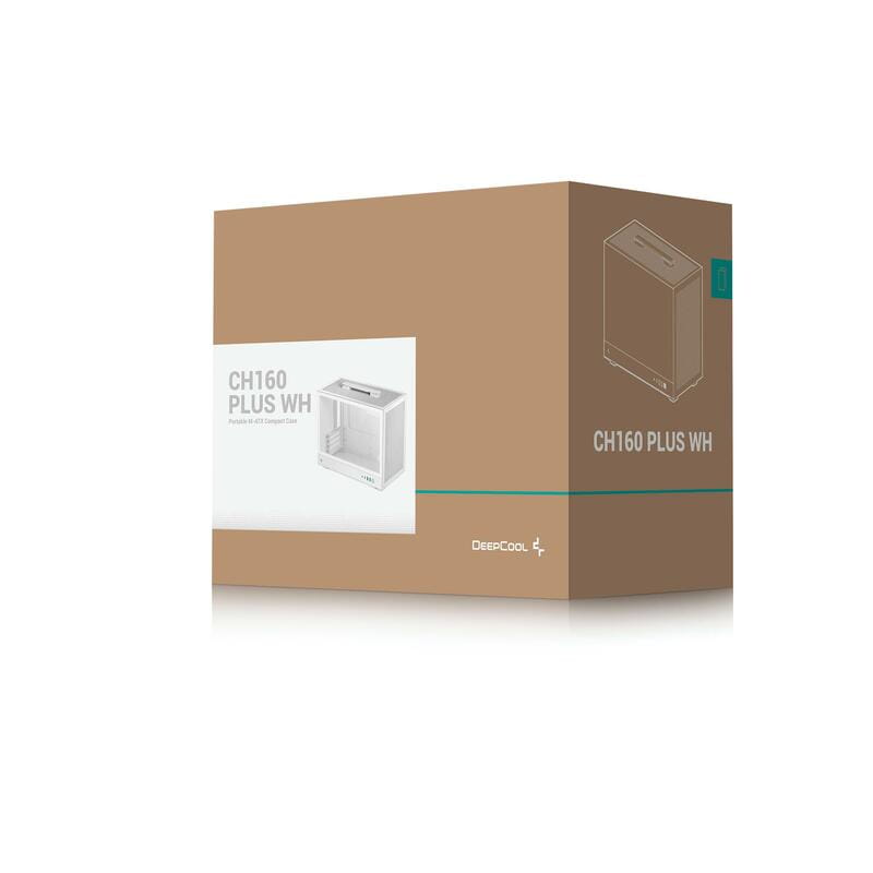 Корпус DeepCool CH160 Plus White (R-CH160-WHNGM0-G) без БЖ