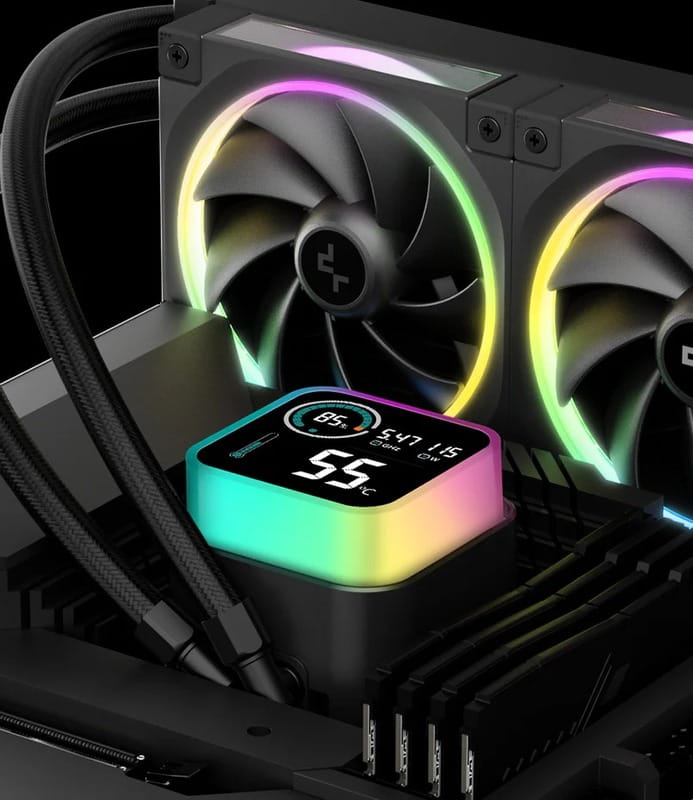 Система водяного охолодження DeepCool LQ360 Ultra ARGB Black (R-LQ360-BKASMC-G-1)