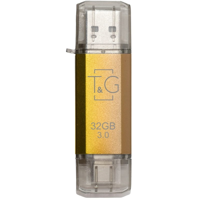 Флеш-накопичувач USB 3.0 16GB Type-C T&G 009 Star Series Gold (TG009TC-16GGD3)