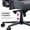 Фото - Кресло для геймеров Anda Seat Novis Plus Size XL Fabric Black (AD23YC-XL-01-B-F-B04) | click.ua