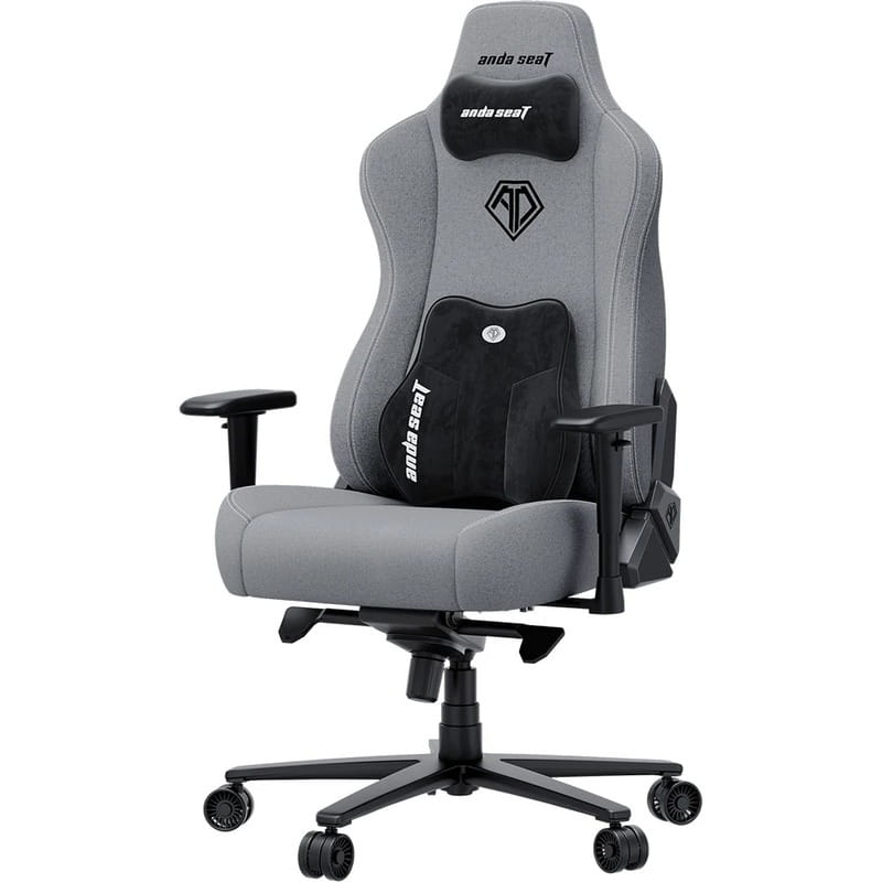 Кресло для геймеров Anda Seat Novis Plus Size XL Fabric Grey (AD23YC-XL-01-G-F-G04)
