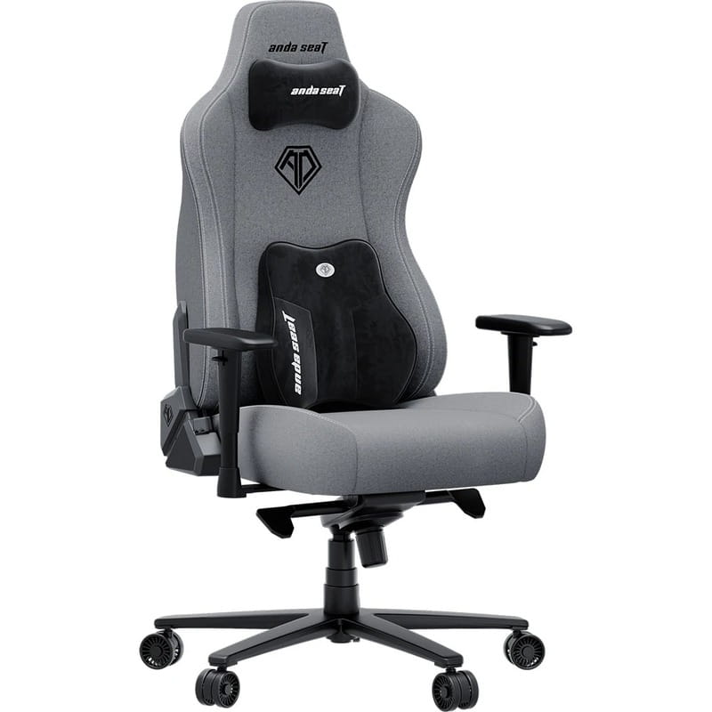 Кресло для геймеров Anda Seat Novis Plus Size XL Fabric Grey (AD23YC-XL-01-G-F-G04)