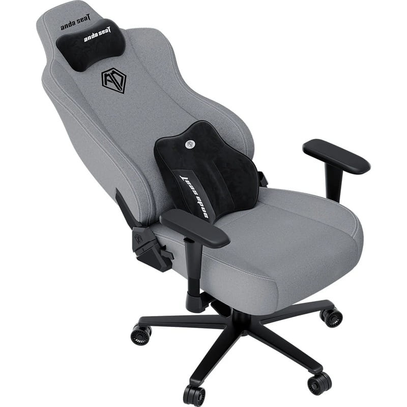Кресло для геймеров Anda Seat Novis Plus Size XL Fabric Grey (AD23YC-XL-01-G-F-G04)