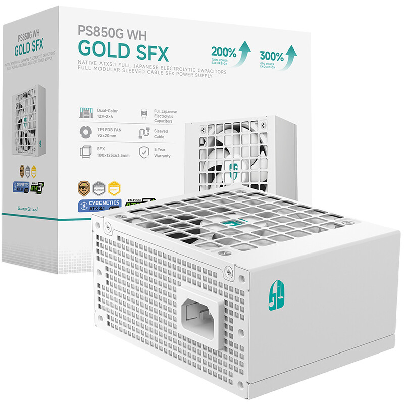 Блок живлення DeepCool GamerStorm PS850G 850W White (R-PS850G-FE0W-JGEU)