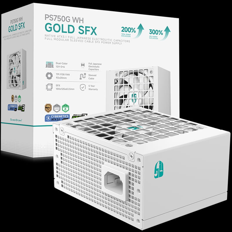 Блок живлення DeepCool GamerStorm PS750G 750W White (R-PS750G-FE0W-JGEU)