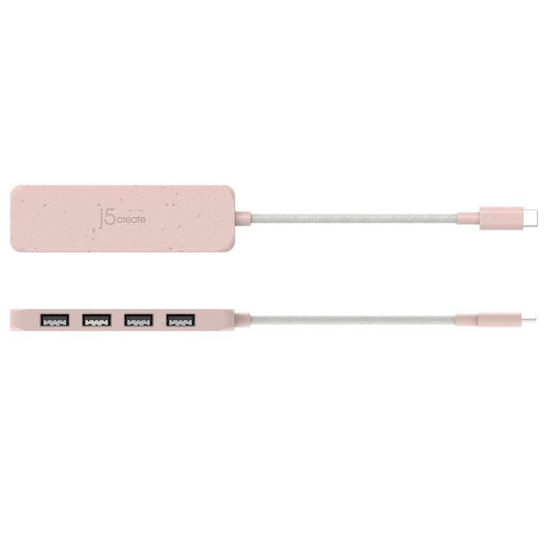 USB-хаб J5create 4 USB-A Red (JCH341ER-N)