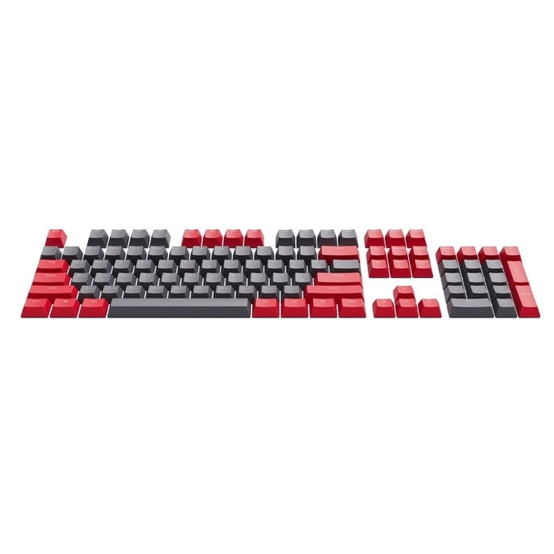 Набір кейкапів Dark Project PBT KS-42 ENG/UA/RU Black/Red (DP-KS-0042)