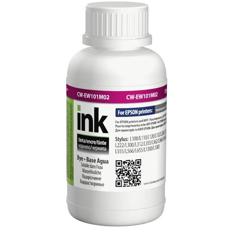 Чернила ColorWay EPSON L100/200 (Magenta) (CW-EW101M02) (T6643) 200мл