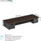 Фото - Підставка для монітора OfficePro MR161DW Dark Wood/Black | click.ua