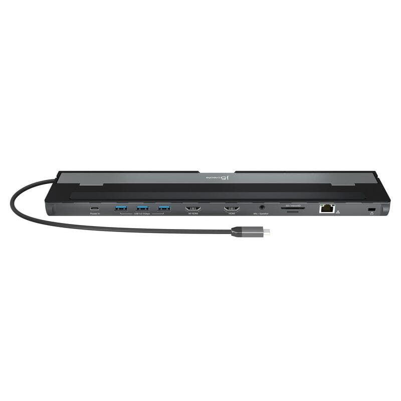 Док-станция J5create USB-C 10-в-1 (JCD542-N)