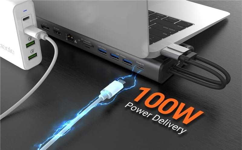 Док-станция J5create USB-C 12-в-1 (JCD552-N)