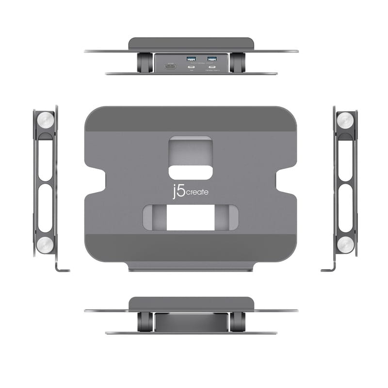 Док-станция J5create USB-C 6-в-1 (JTS327-N)