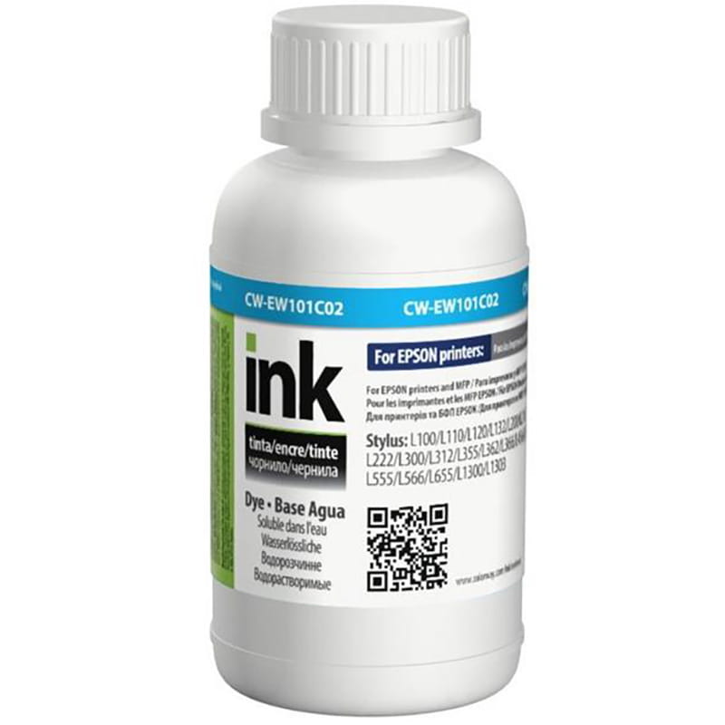 Чернила ColorWay EPSON L100/200 (Cyan) (CW-EW101C02) (T6642) 200мл