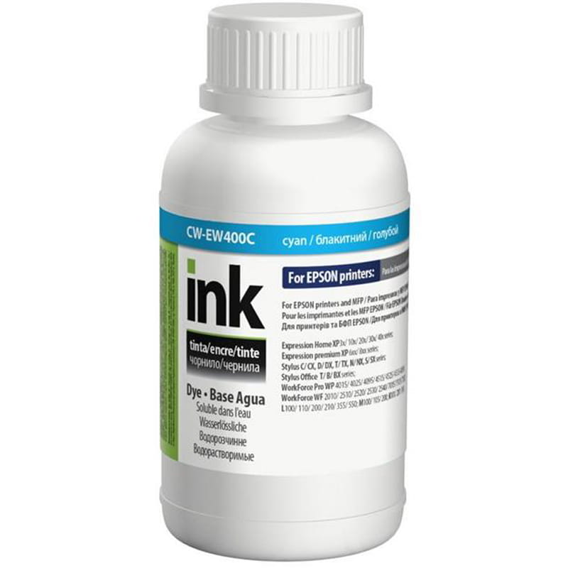 Чернила ColorWay EPSON T26/C91 (Cyan) (CW-EW400C02) 200мл
