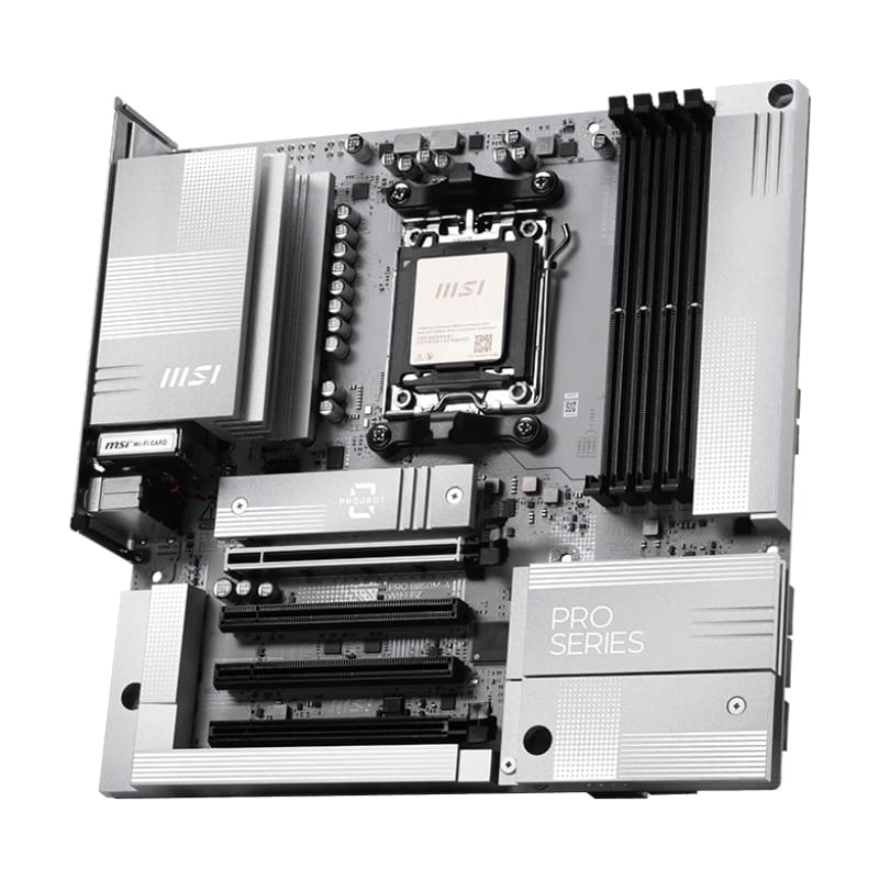 Материнська плата MSI Pro B850M-A WiFi PZ Socket AM5