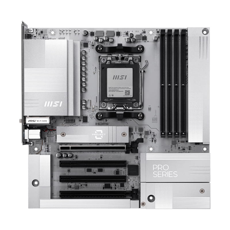 Материнська плата MSI Pro B850M-A WiFi PZ Socket AM5