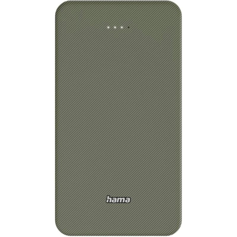 Универсальная мобильная батарея Hama Power Bank 20000mAh 15W Green (201716)