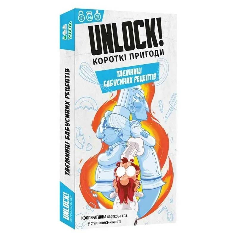 Настольная игра Lord of Boards Unlock! Короткие приключения. Тайны бабушкиных рецептов (LOB2348UA)