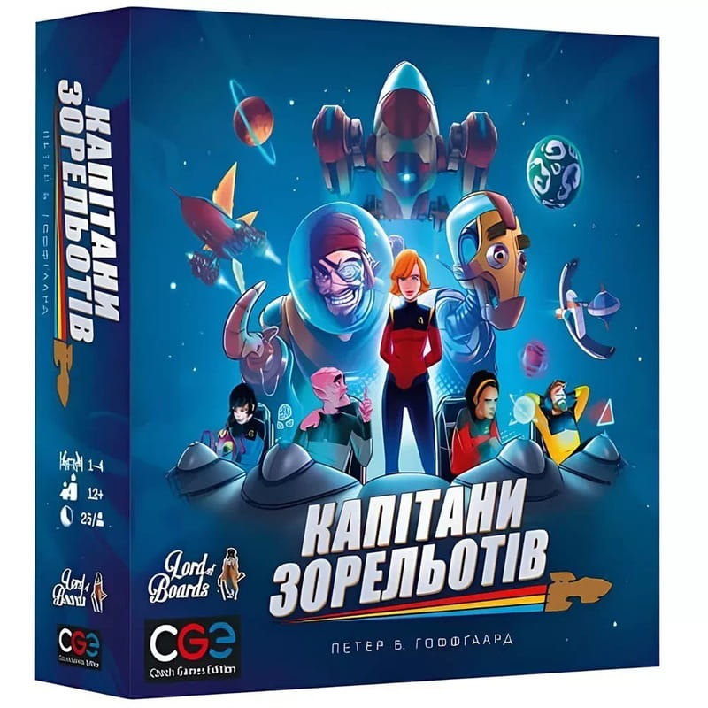 Настольная игра Lord of Boards Капитаны Звездолетов (LOB2210UA)
