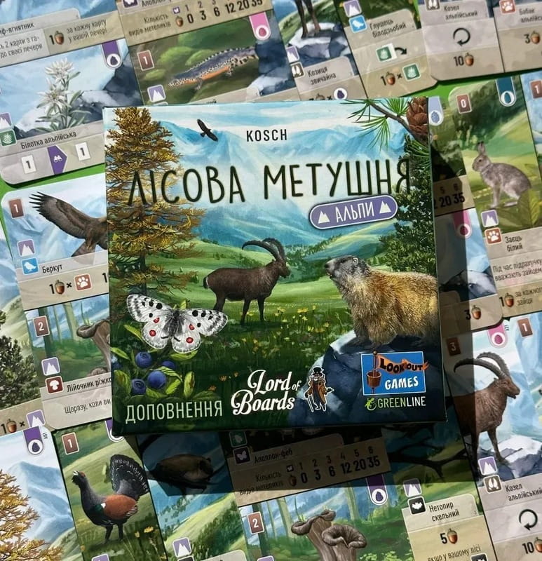 Настольная игра Lord of Boards Лесная суета. Альпы (LOB2405UA)