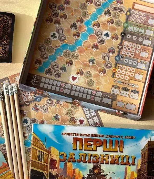 Настольная игра Lord of Boards Первые Железные дороги (LOB2318UA)