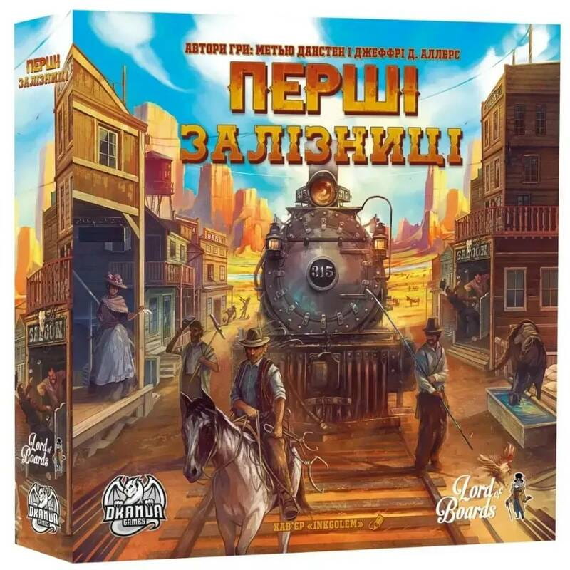 Настольная игра Lord of Boards Первые Железные дороги (LOB2318UA)