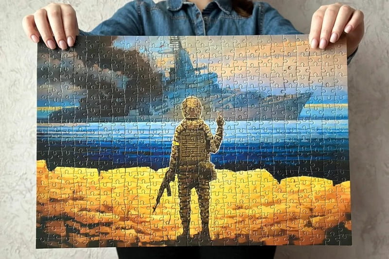 Пазл UkrainianPuzzles Рускій воєнний корабль...Всьо
