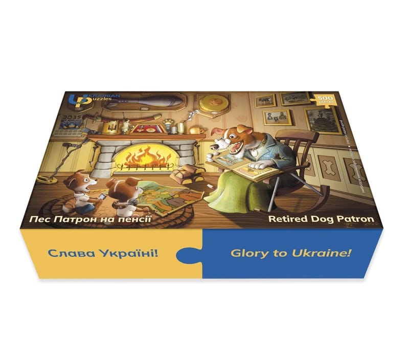 Пазл UkrainianPuzzles Пес Патрон на пенсии
