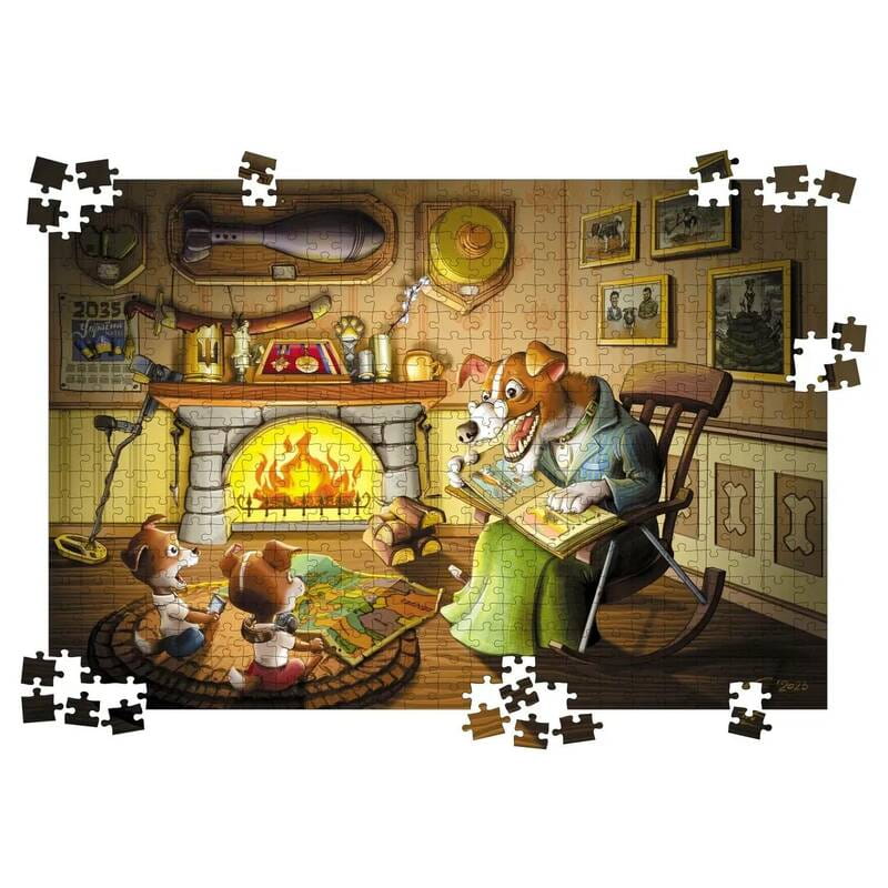 Пазл UkrainianPuzzles Пес Патрон на пенсии