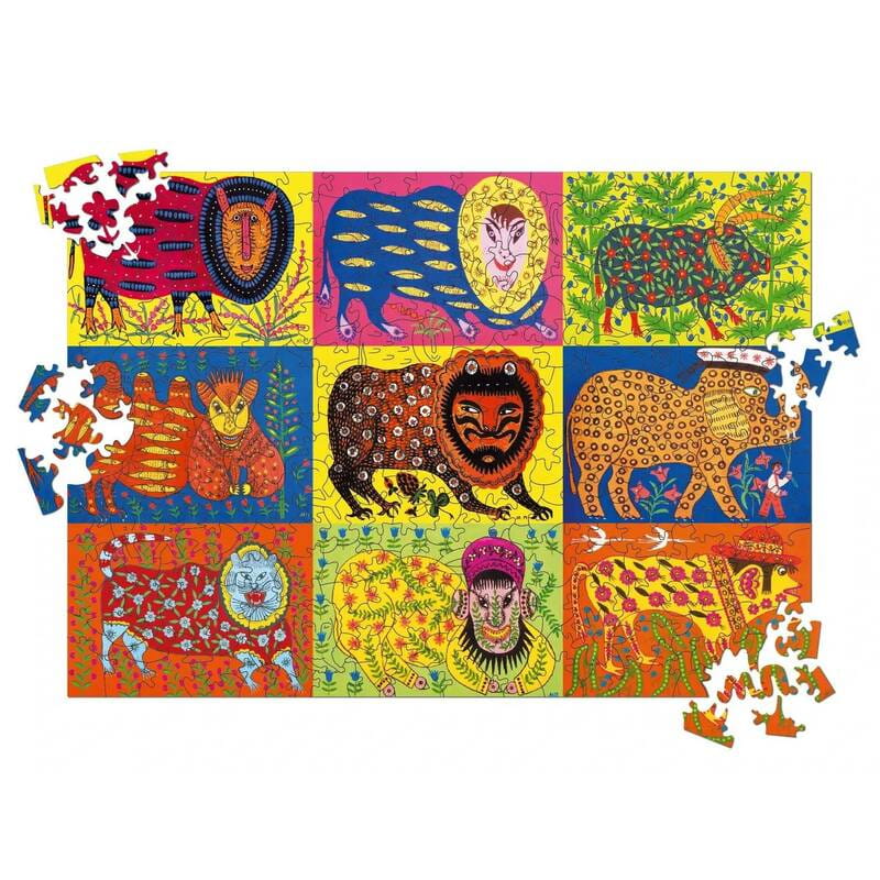 Пазл дерев`яний UkrainianPuzzles Звірі Примаченко