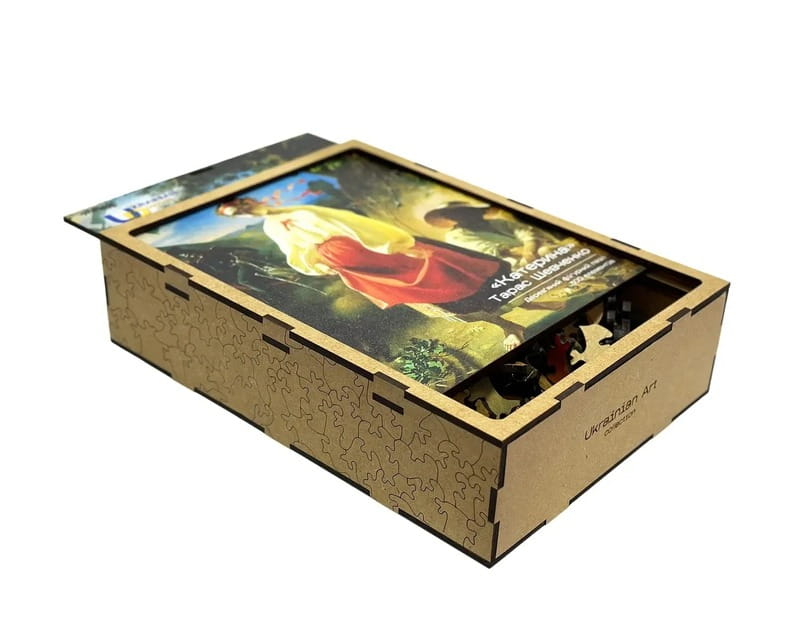 Пазл деревянный UkrainianPuzzles Екатерина. Тарас Шевченко