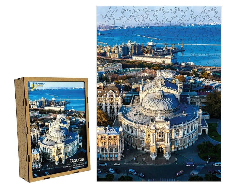 Пазл деревянный UkrainianPuzzles Одесса