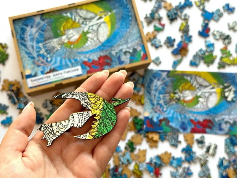 Пазл деревянный UkrainianPuzzles Боровитер. Алла Горская